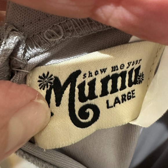 Show Me Your Mumu Jenn Grey Maxi Dress - Picture 4 of 8